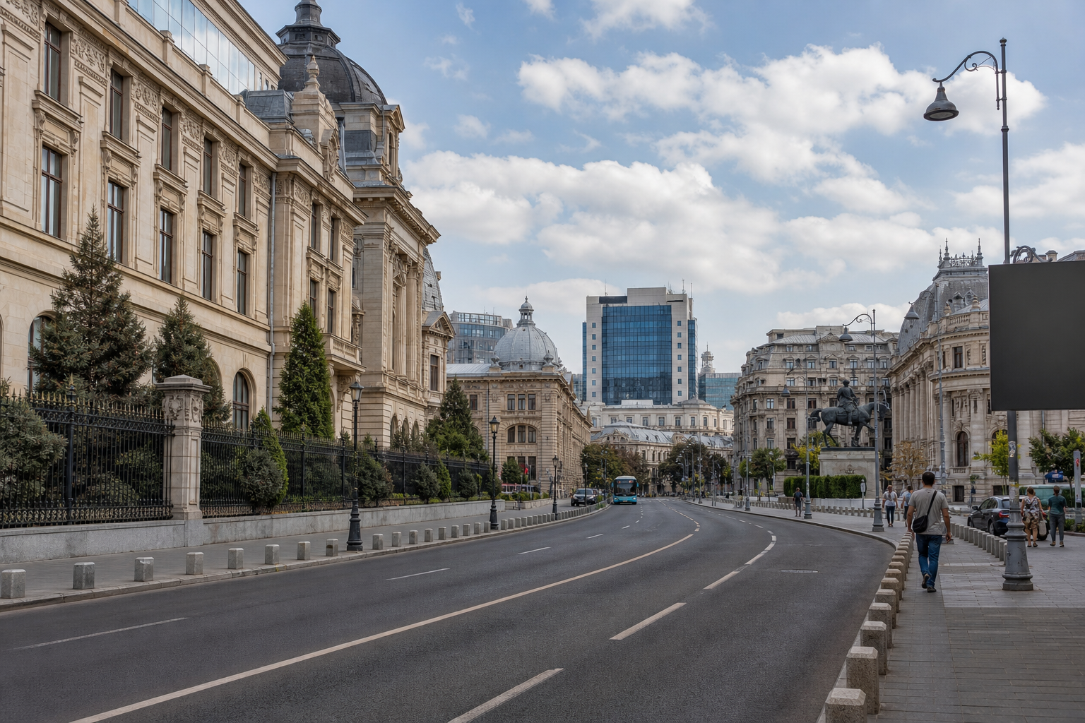 Oraș din România, cadru de zi cu zi